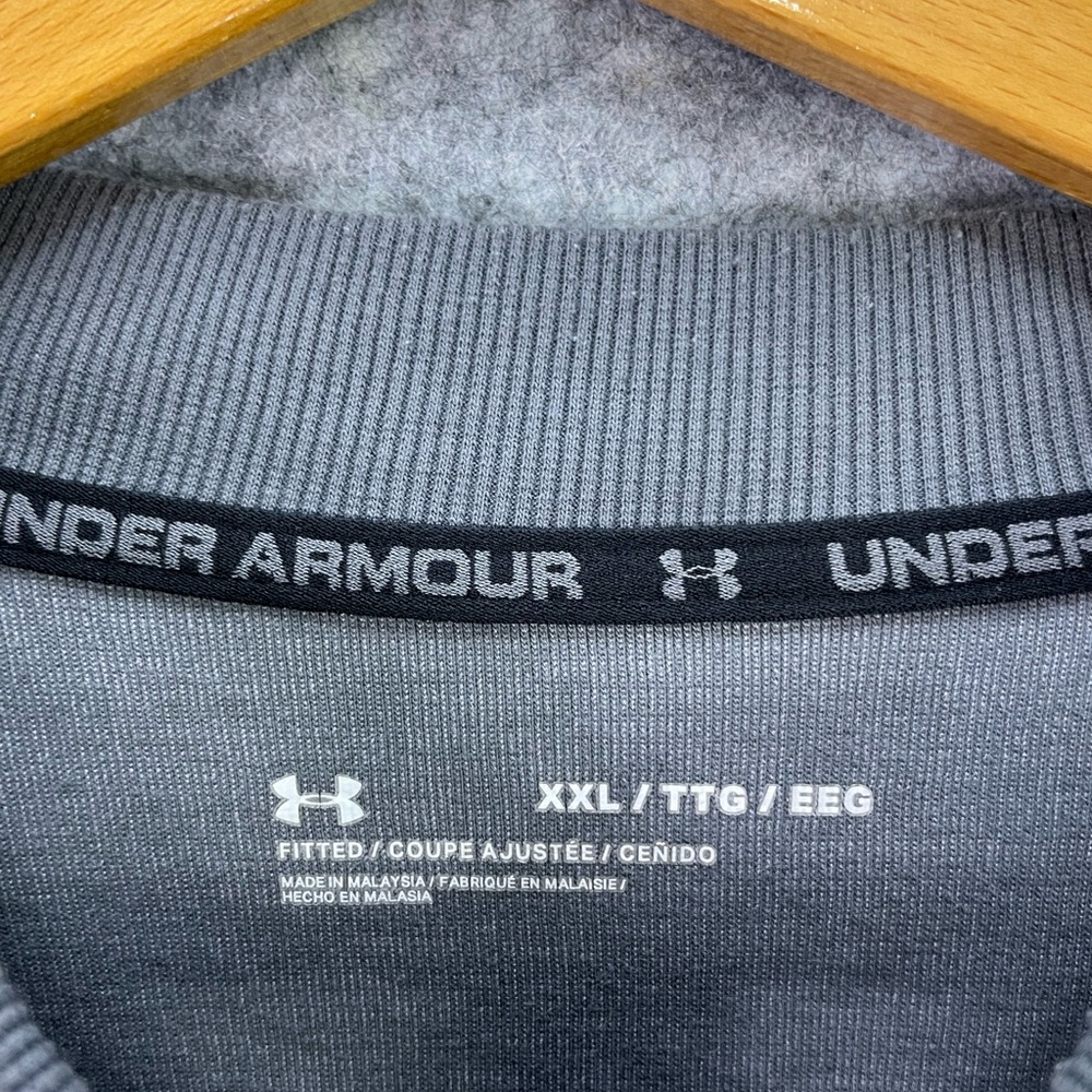 Under Armour Jacket Mens 2XL Gray Full Zip Athletic Performance Lightweight - Picture 4 of 10